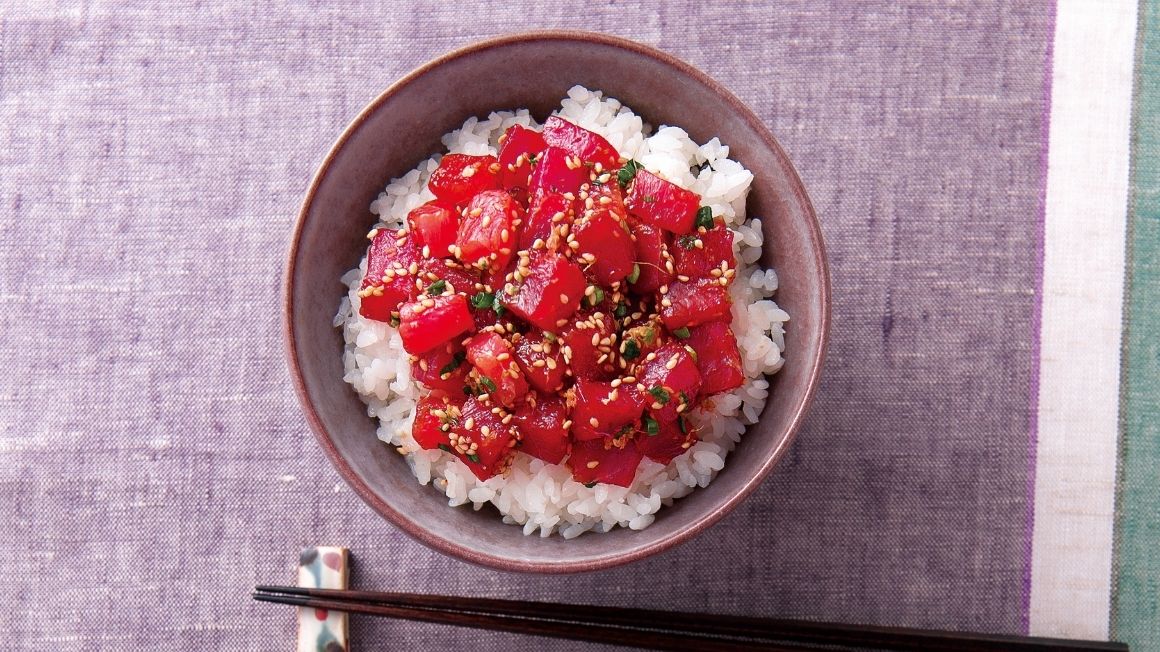 まぐろの漬け丼