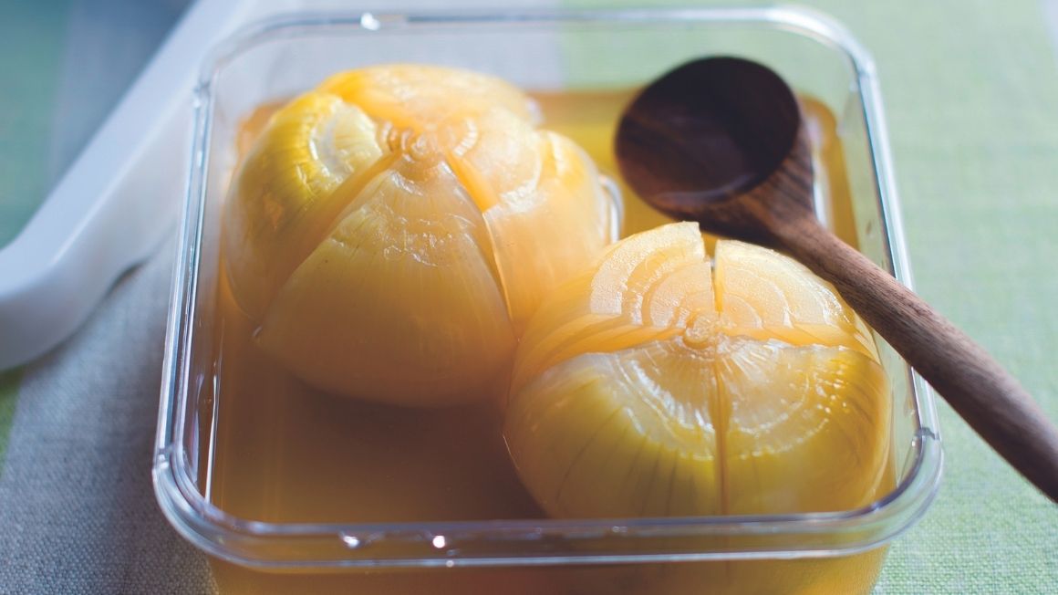 新玉ねぎのまるごとコンソメ煮