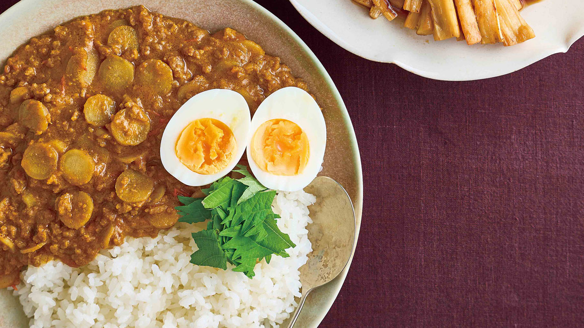 ごぼうのドライカレー
