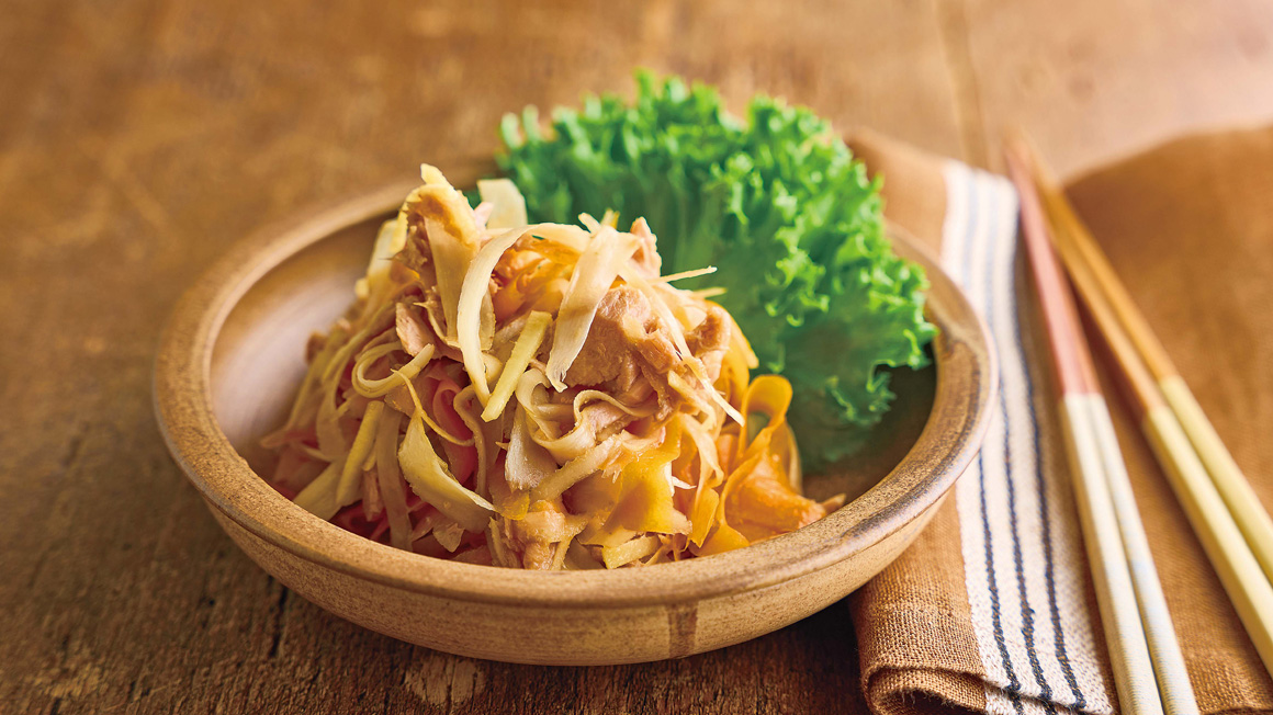 ツナとごぼうの和風サラダ