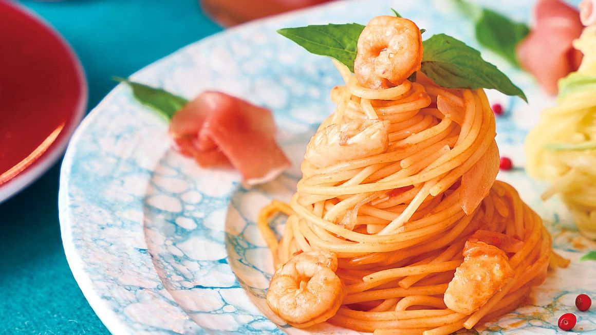 シーフードトマトスパゲッティ