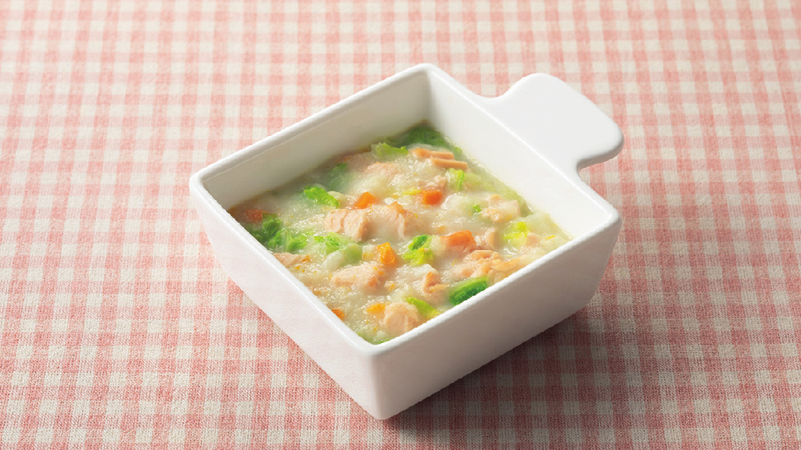 【12～18か月頃から】白菜と鮭のグラタン_離乳食レシピ