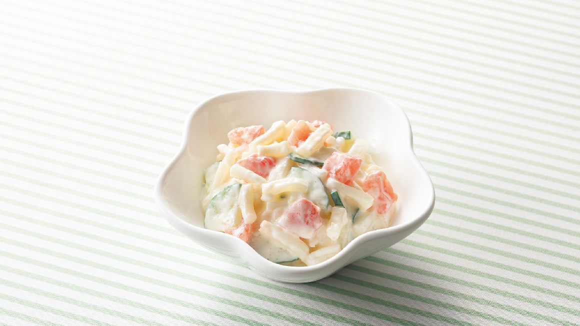 【12～18か月頃から】うどんのサラダ_離乳食レシピ